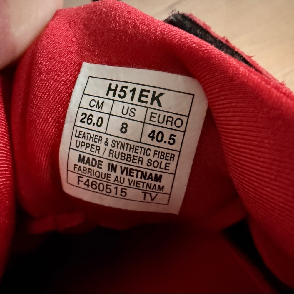Asics Gel Lyte V Snakeskin"H51EK RED MAMBA" Size 8 - Picture 5 of 5